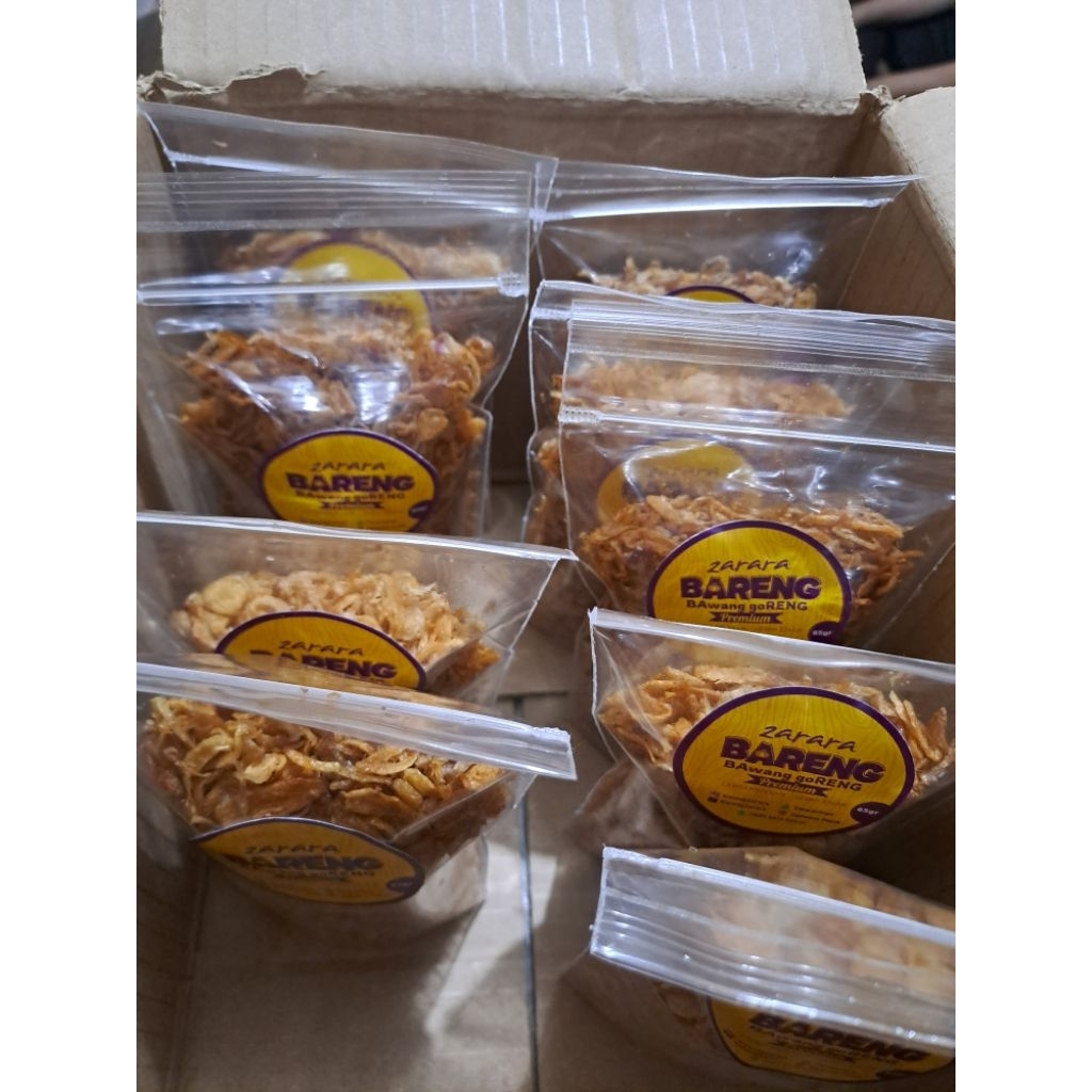 

bawang merah goreng original tanpa campuran tepung renyah gurih