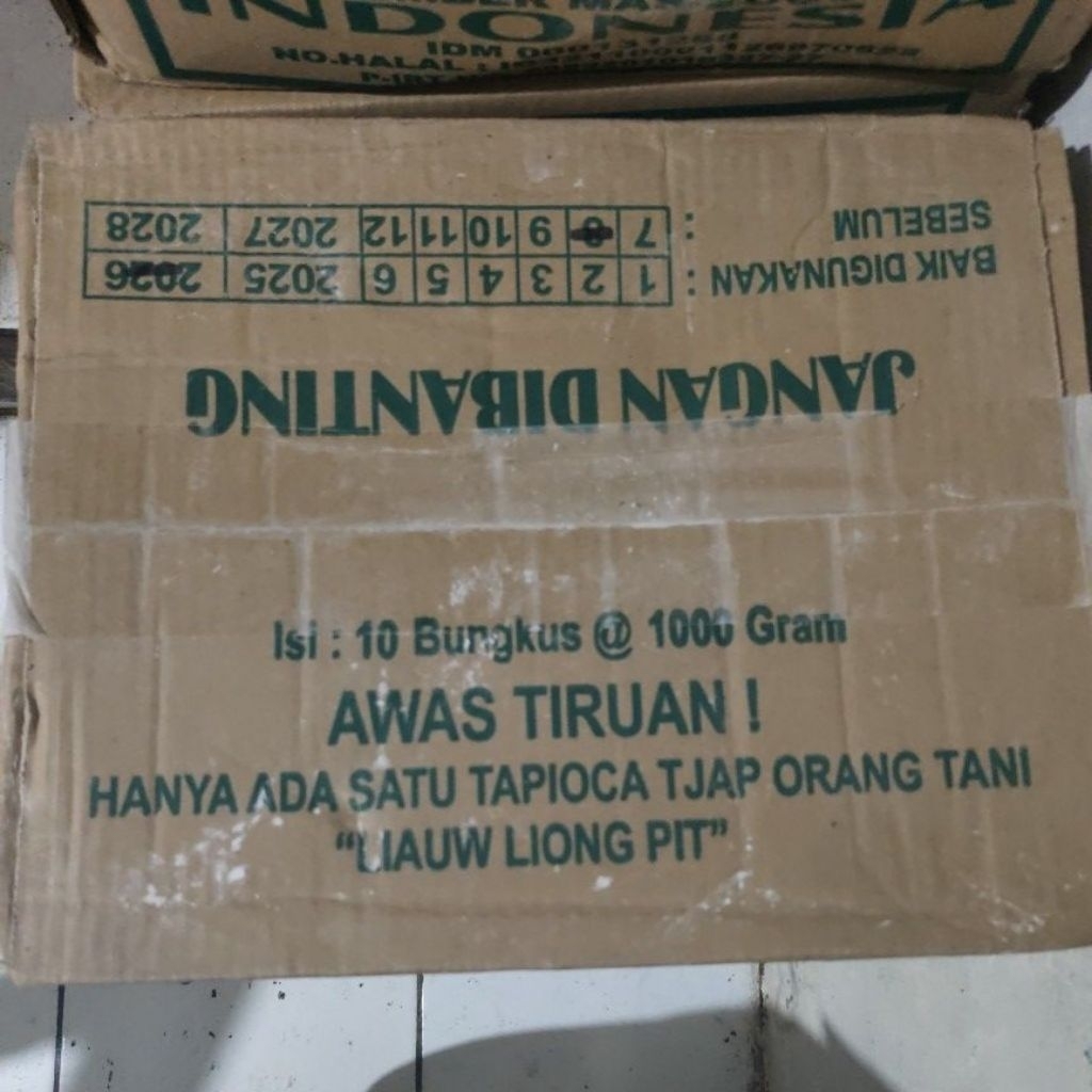 

Sagu Tani Liauw Liong Pit 1 dus@10kg