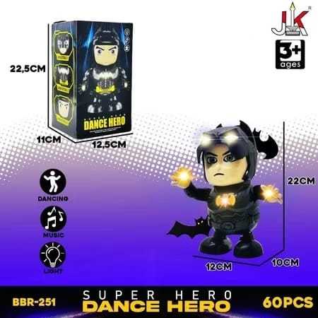 Mainan Robot Dance Hero Batman Music Joget ] DANCE HERO BATMAN ] BBR 251