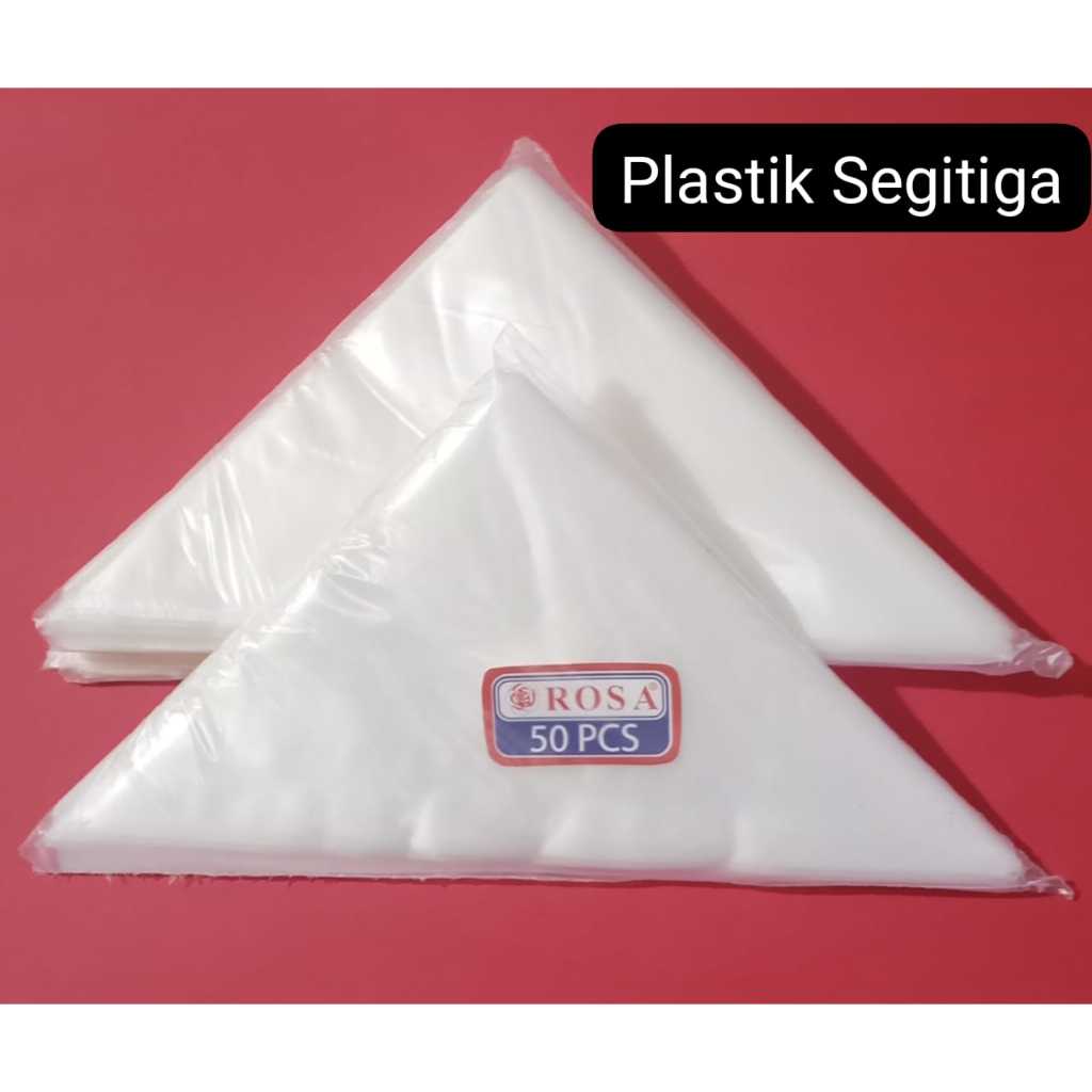 Plastik Segitiga Tebal Piping Bag Plastik Adonan Penghias Kue