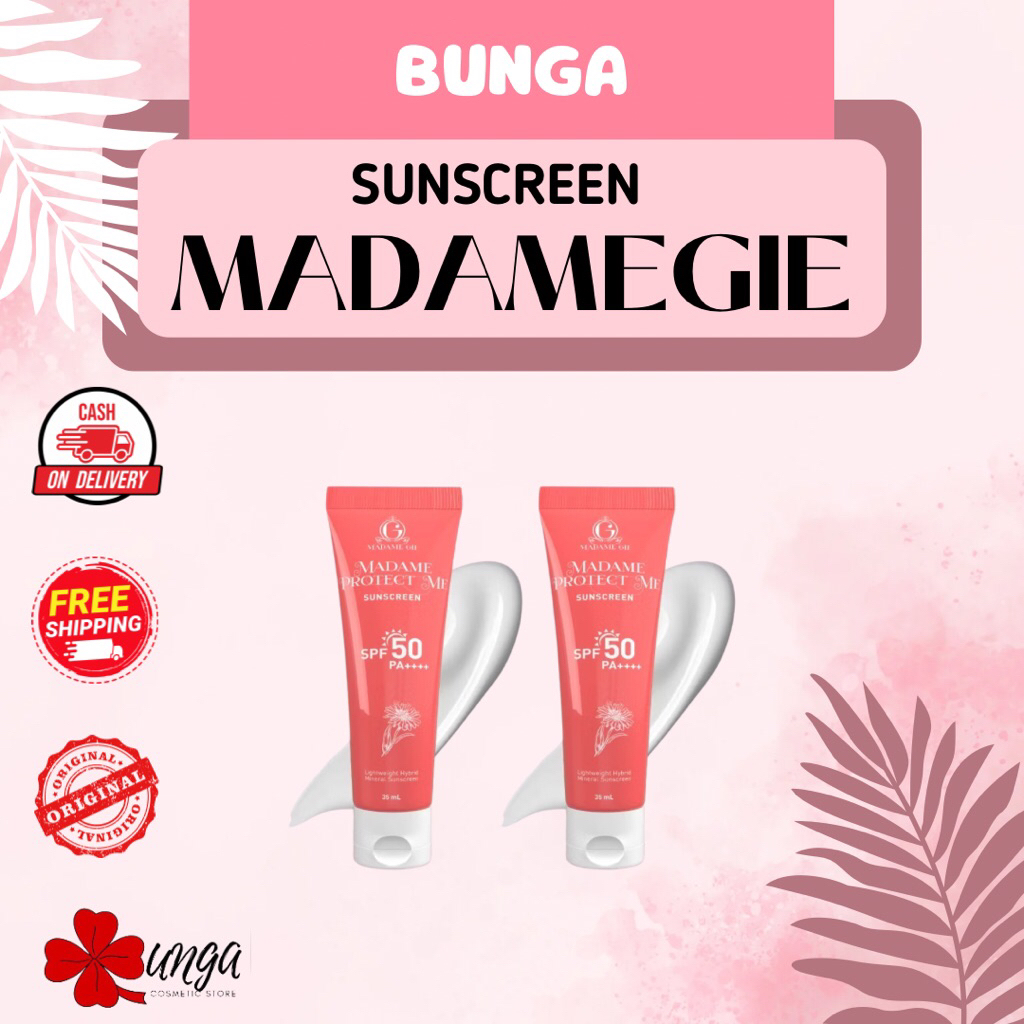 BUNGA-Madame Gie Protect Me Sunscreen SPF 50 PA ++++ / Sunscreen Madam Gie SPF 50 PA ++++ / Madam Gi