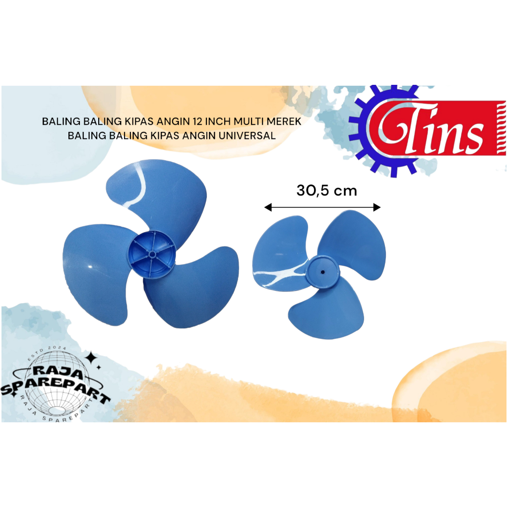 BALING BALING KIPAS ANGIN 12 INCH MULTI MEREK BALING BALING KIPAS ANGIN UNIVERSAL