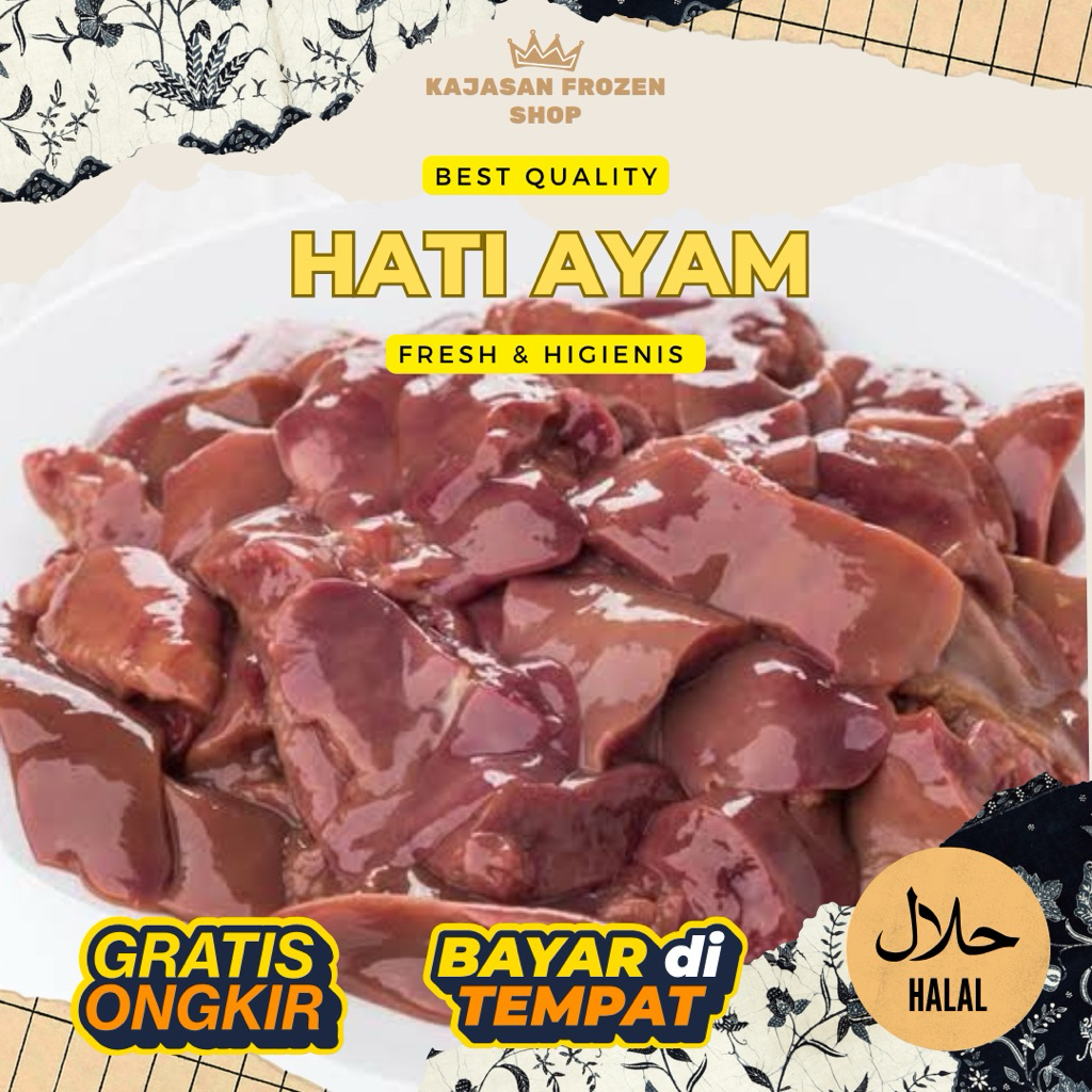 

Hati / Ati Ayam Beku | Chicken Liver Fresh Frozen - 500gr