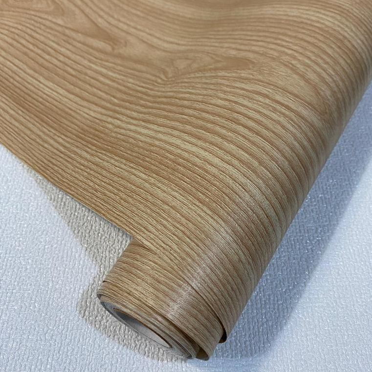 Wallpaper Dinding Stiker 8-10 meter x 45 cm PVC Motif Kayu Berperekat Wall Sticker 1 Roll Setiker