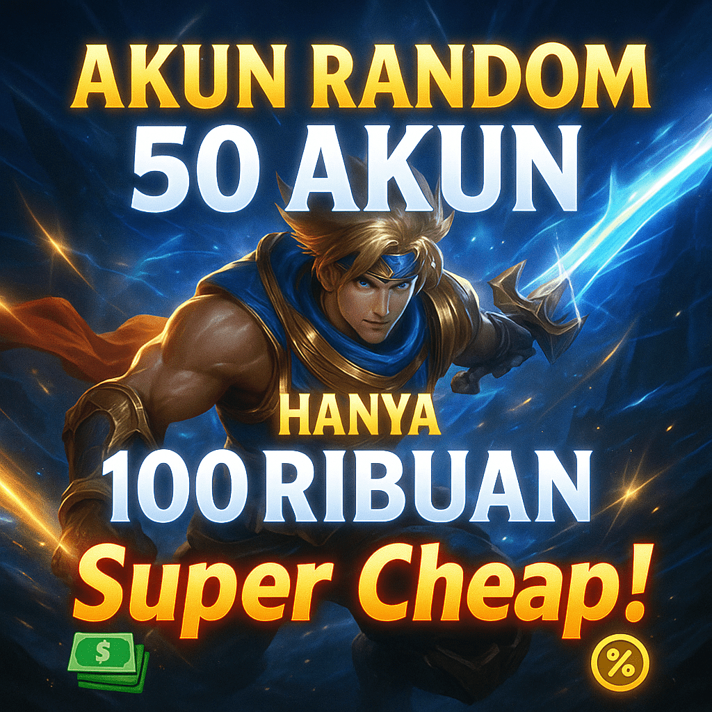 50 AKUN ACC MLBB BERGARANSI MLBB KEREN PERMAINAN