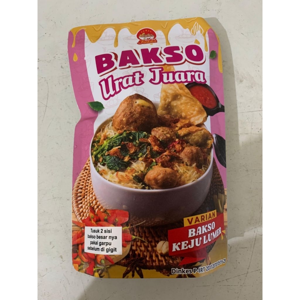 

bakso urat juara varian keju lumer