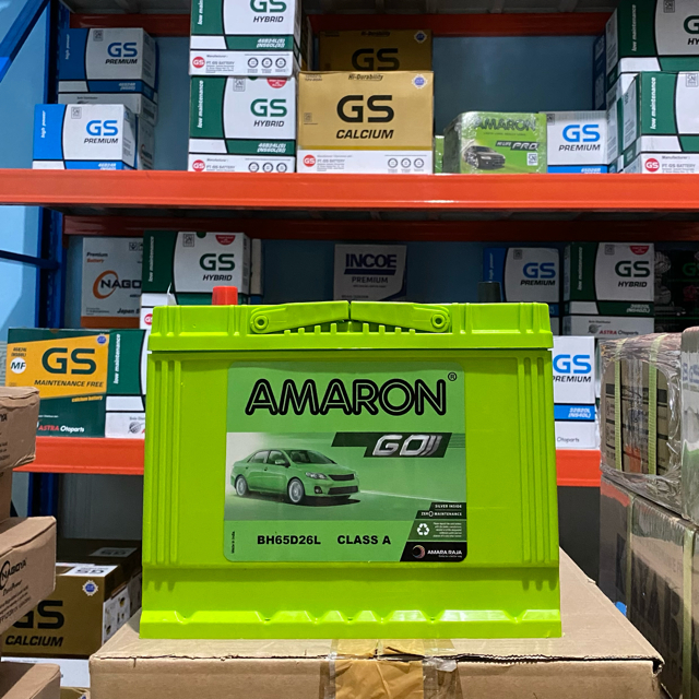 AMARON BH65D26L 65 AMPER MOBIL ELANTRA KIJANG DIESEL ELF 120 PS TERRANO AMARON GO 65D26L NS70L NS 70