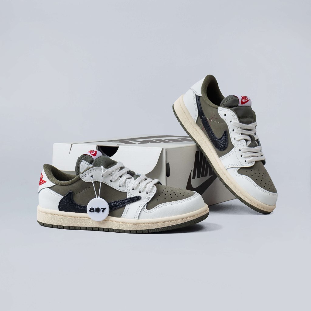 Air Jordan 1 Low Travis Scott Medium Olive PS