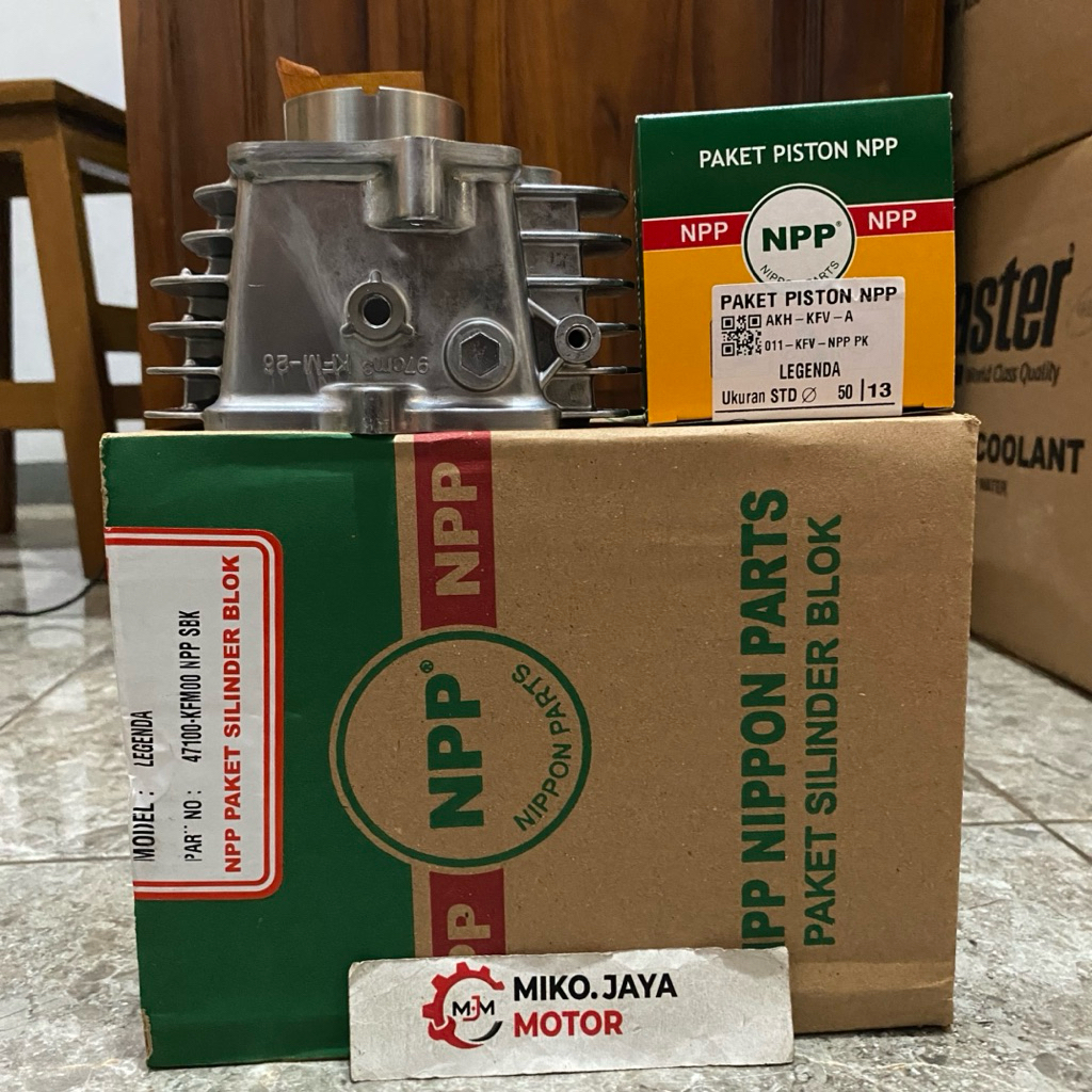 BLOK SEHER PISTON KIT 47100-KFM LEGENDA SUPRA FIT REVO LAMA SUPRA FIT NEW ORIGINAL NPP