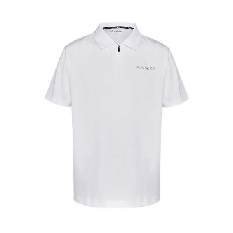 Ellesse Men Baseline Halfzip Polo White - Original