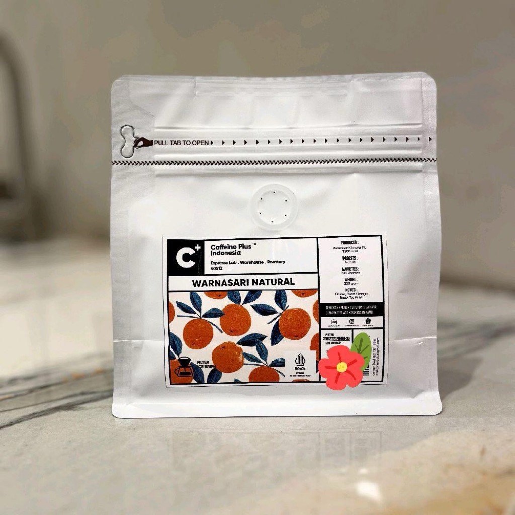 

Biji Kopi Arabica Single Origin Warnasari - Natural Process 200 gr / Manual Brew Coffee