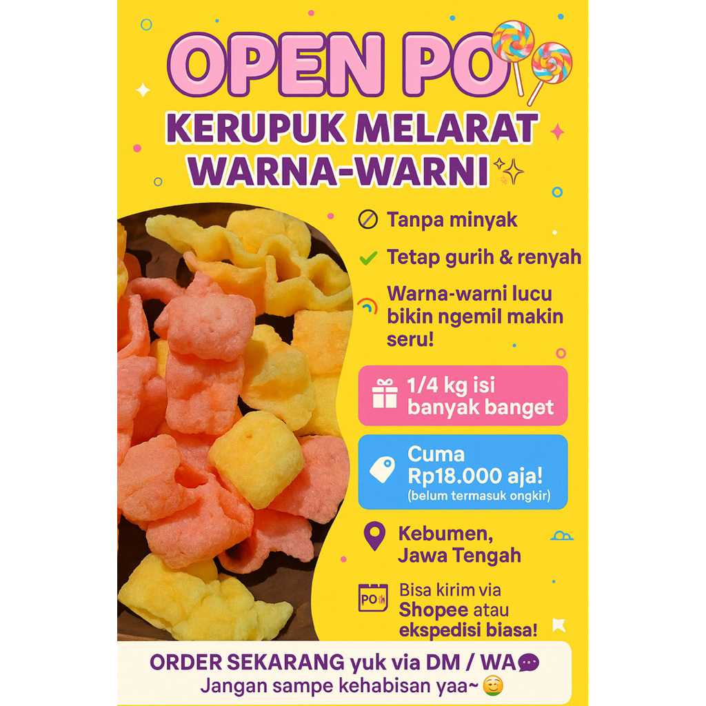 

KERUPUK MELARAT alias KRUPUK NDALEPOK
