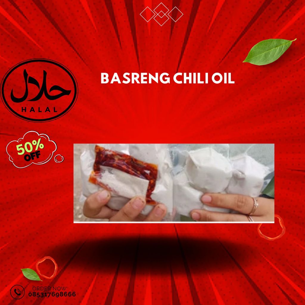 

CEMILAN CEUROMLAH BASRENG + CHILI OIL MURAH (6pcs)