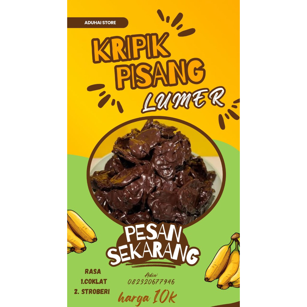 

keripik pisang lumer