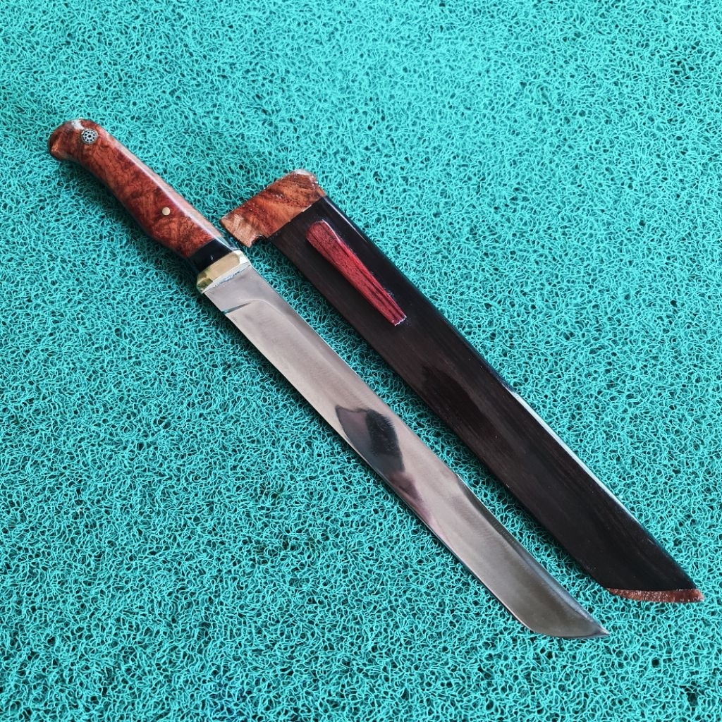 Golok Sembelih Bandung AH Blade Qurban Series Baja Tahan Tajam