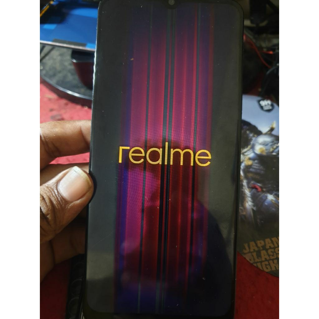 lcd realme c25y copotan ori