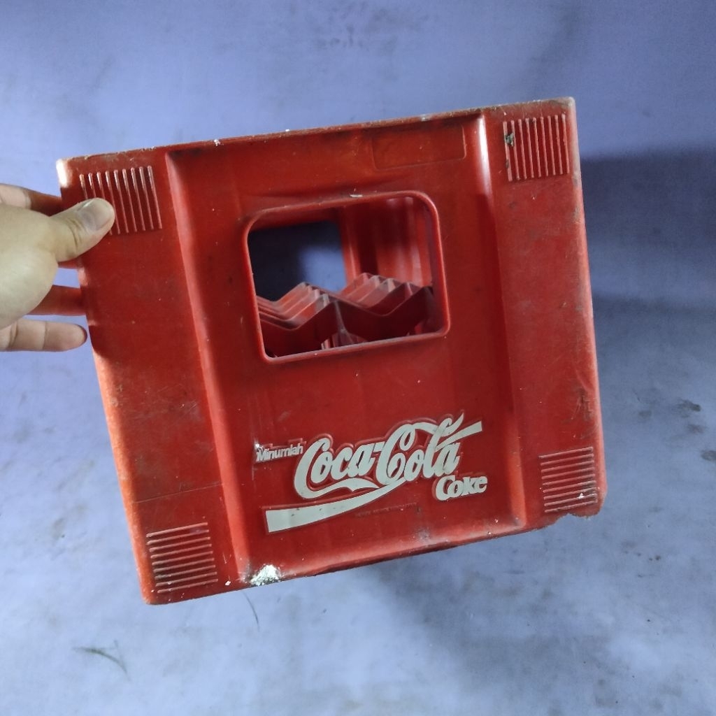 krat coca cola merah segar jadul vintage antik lawas kuno rare langka klasik dan imoet