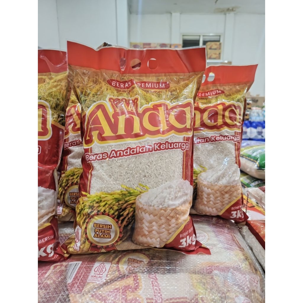 

BarokahGrosir77-Beras Premium Anda 3kg/Beras 3Kg