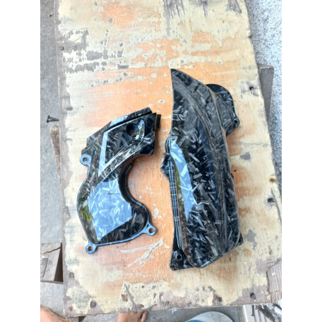 TUTUP FILTER DAN KEONGAN CVT MIO J DAN MIO GT KARBON FORGET