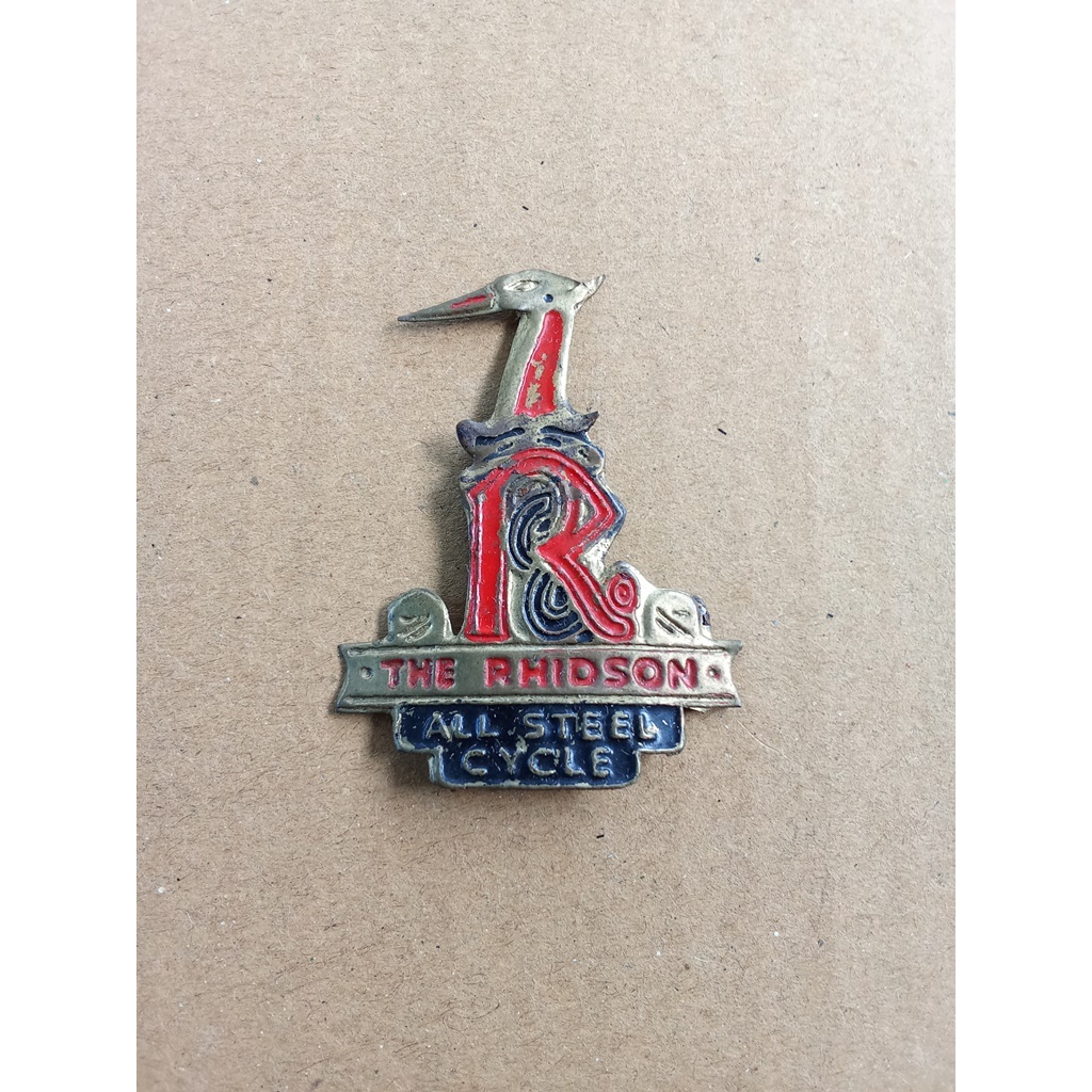 Emblem sepeda onthel Rhidson totokan peneng
