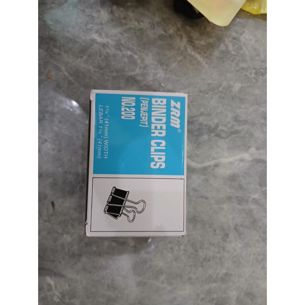 

binder clips (penjepit) zrm no 200 isi 12 pcs