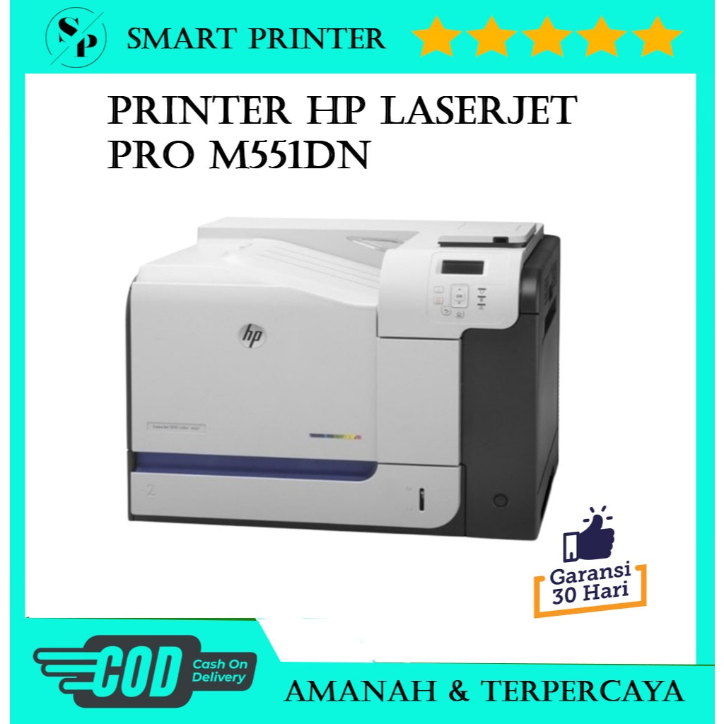 Printer Hp Laserjet Pro 500 M551dn | Hp color Laserjet Pro 500 M551 duplex network siap pakai