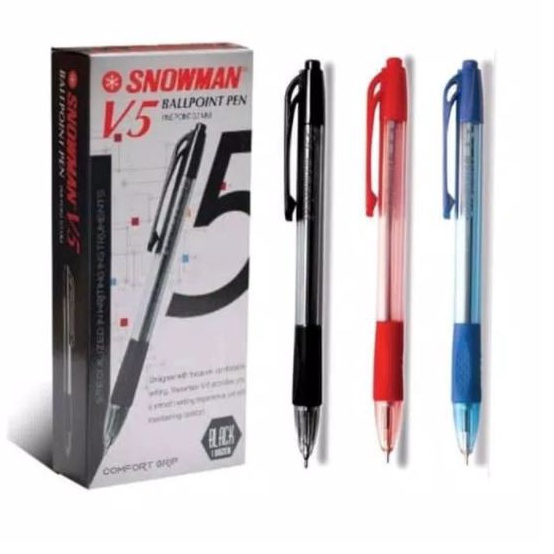 

KODE Q69G Pulpen Snowman V5 Semi Gel 12 Pcs Lusin