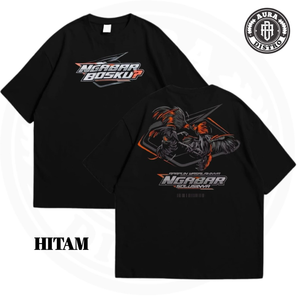 Kaos Ngabar Bosku Vol1 Baju Tshirt Pria Wanita Cotton Combed24s