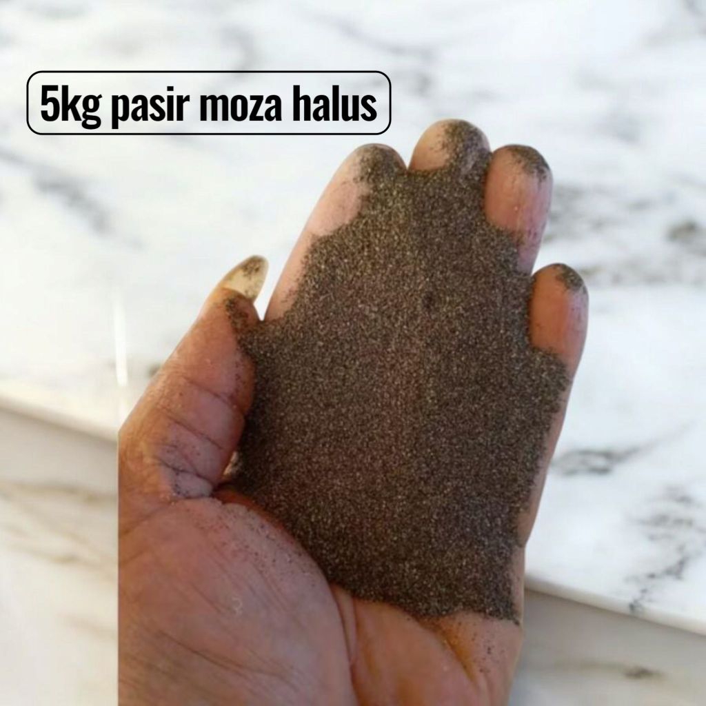 5kg Pasir moza abu abu aquascape/Pasir moza aquarium