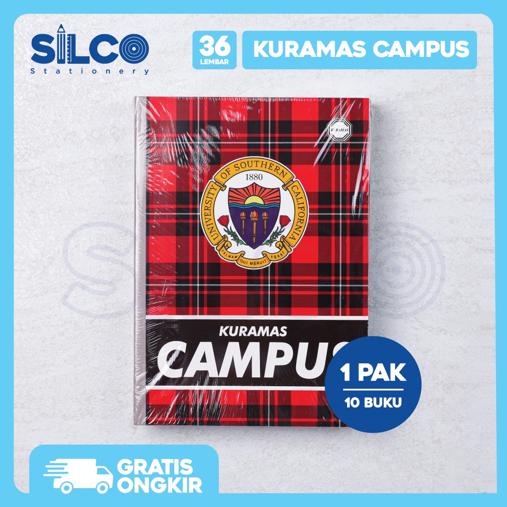 

Buku Tulis KURAMAS CAMPUS 36 Lembar / 50 Lembar [10 Buku]