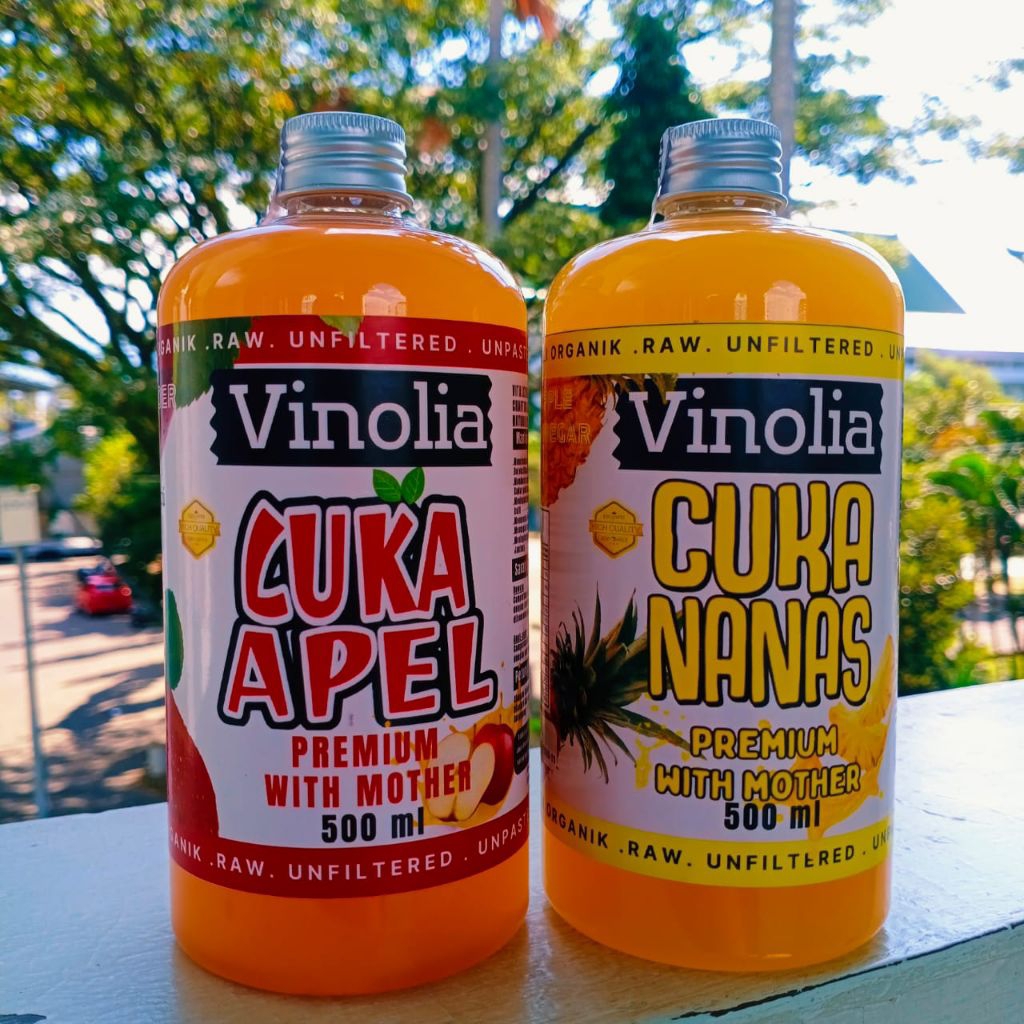 

paketmix 2botol cuka nanas dan cuka apel 1000ml