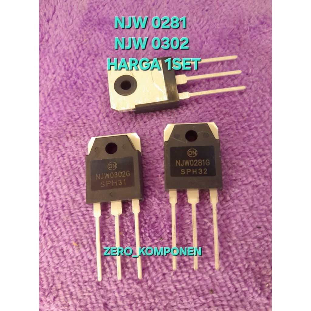 TRANSISTOR NJW 0302 NJW 0281 ON ORIGINAL