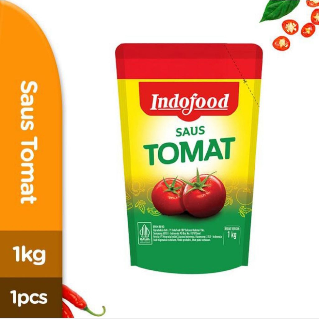 

Indofood saus tomat pouch 1 kilo
