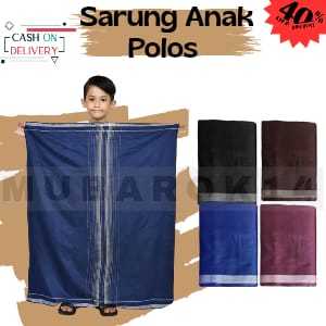 Sarung Polos Anak Laki Laki Tenun 5-9 Tahun