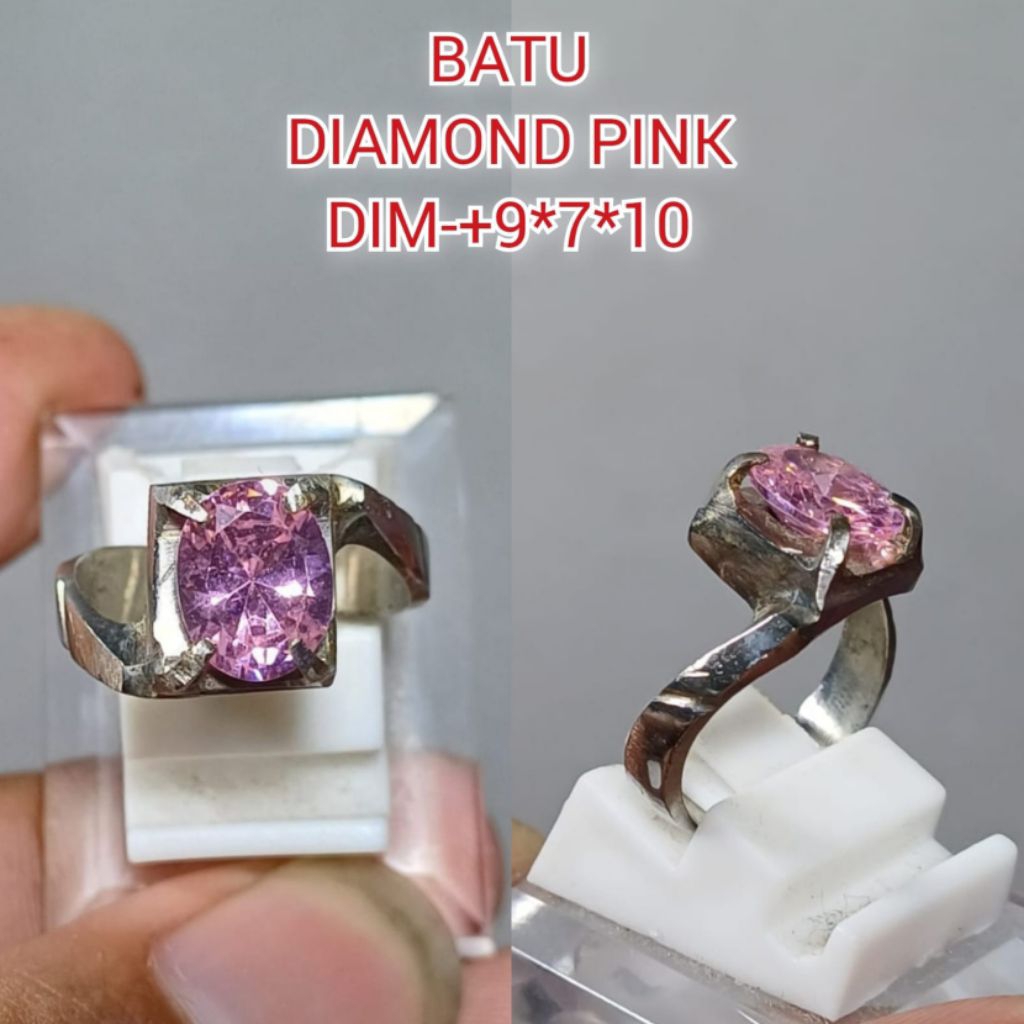 BATU PINK DIAMOND AMERICAN CINCIN CEWEK