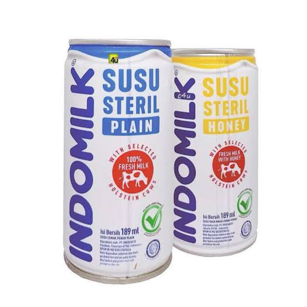 

INDOMILK Susu Steril Kaleng 189 ML