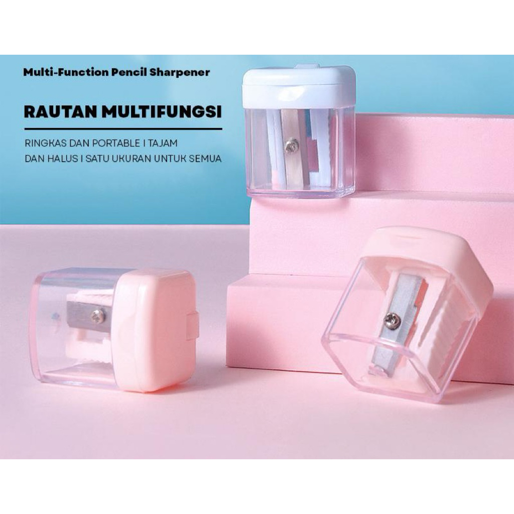 

Rautan Serutan Pensil Putar Sharpener Dengan Penutup