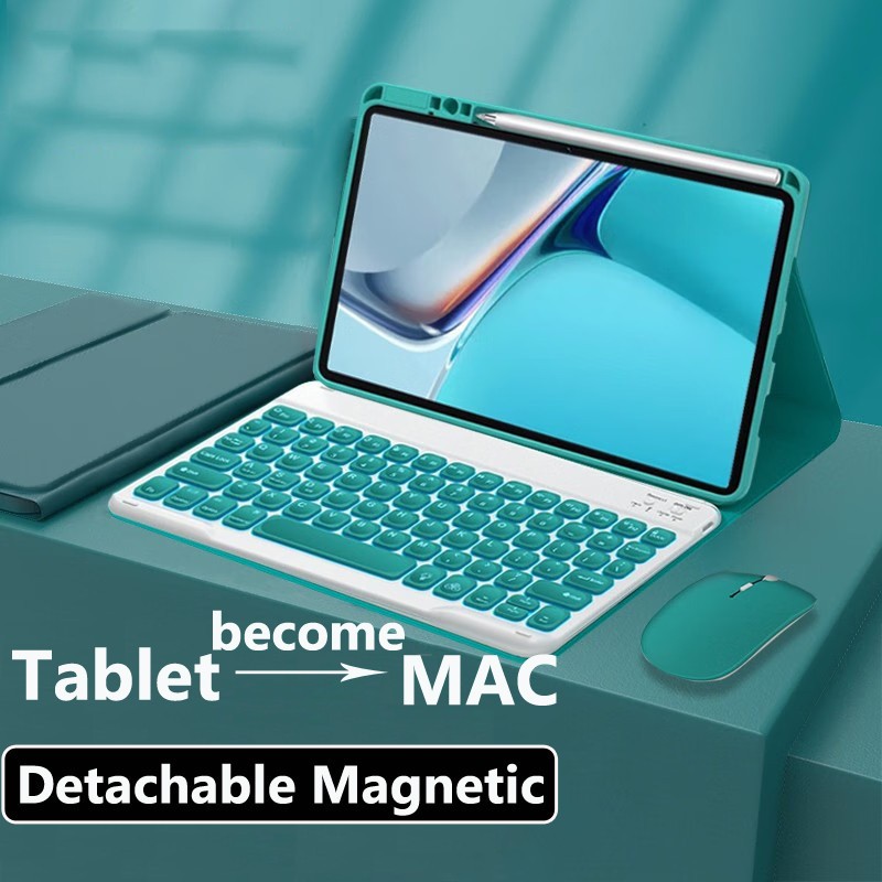 GLOBAL LION For Huawei Matepad Air 11.5 / Matepad 11.5 Case With Keyboard Mouse Set Wireless Bluetoo