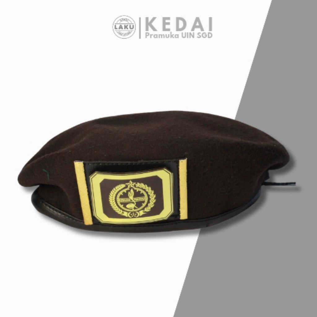 Baret Pramuka Original – Topi Baret Seragam Pramuka Anak & Dewasa