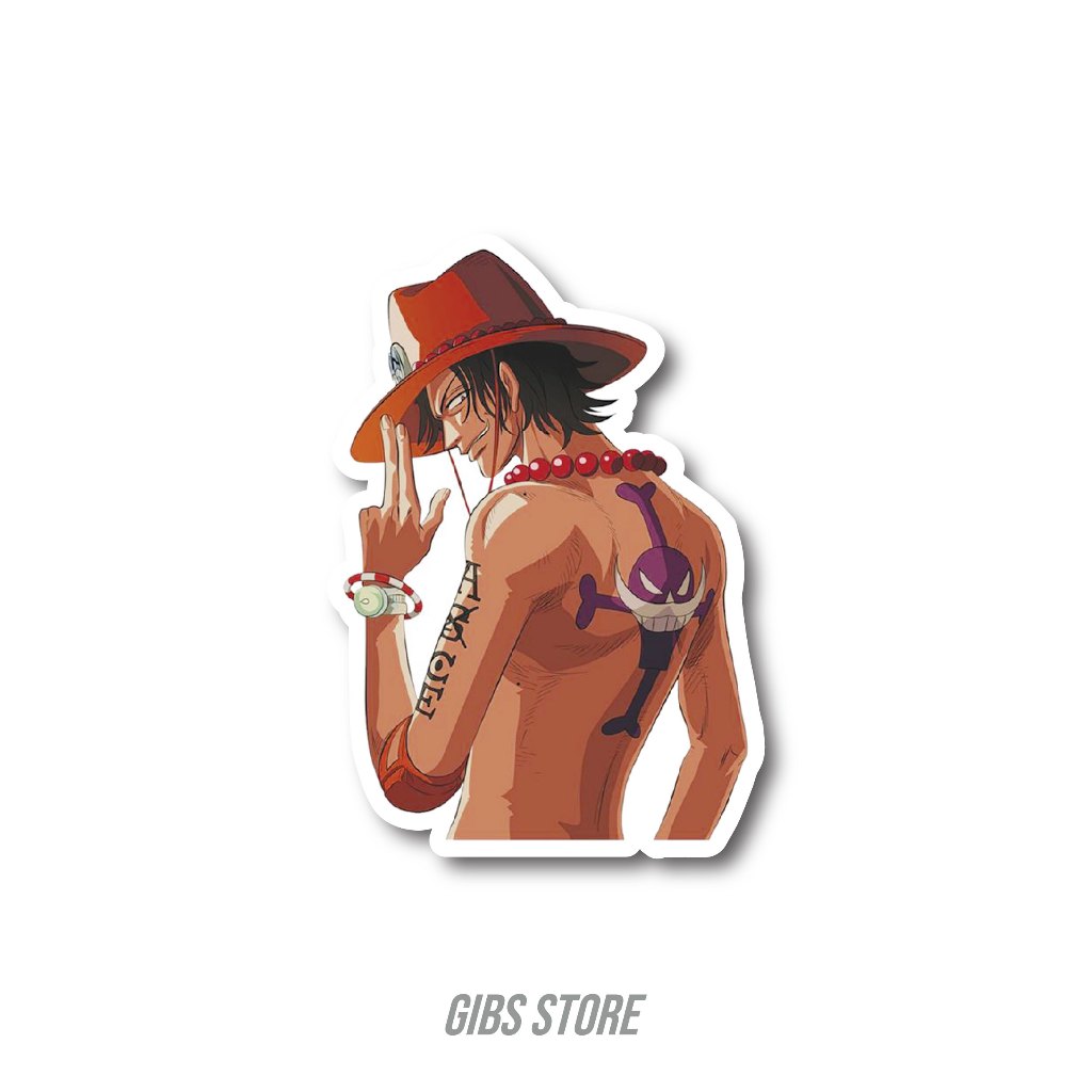 

STICKER SATUAN ONE PIECE (ACE) #4