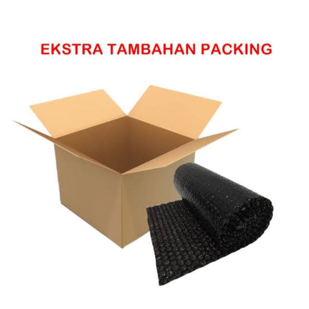 

KARDUS PACKING + BUBBLE WRAP