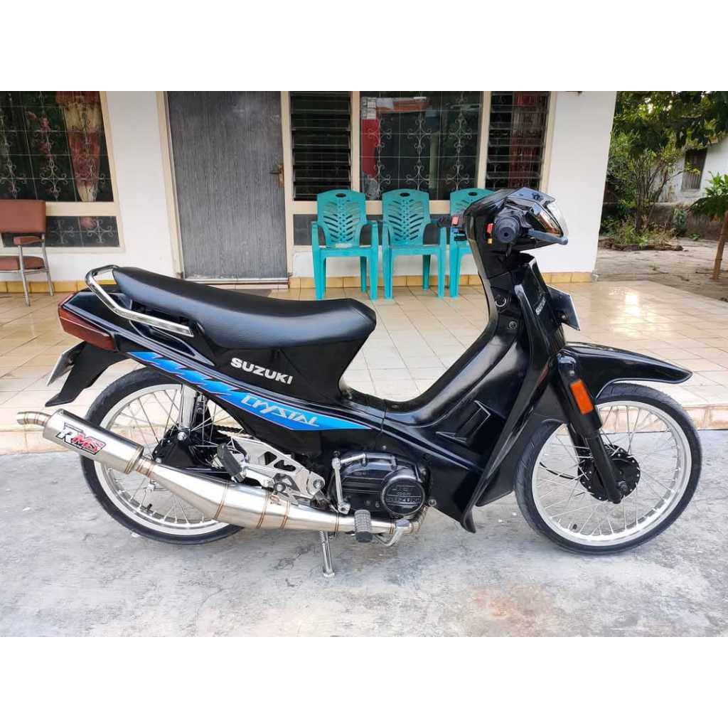 Knalpot Suzuki Crystal Biasa tune Stainless
