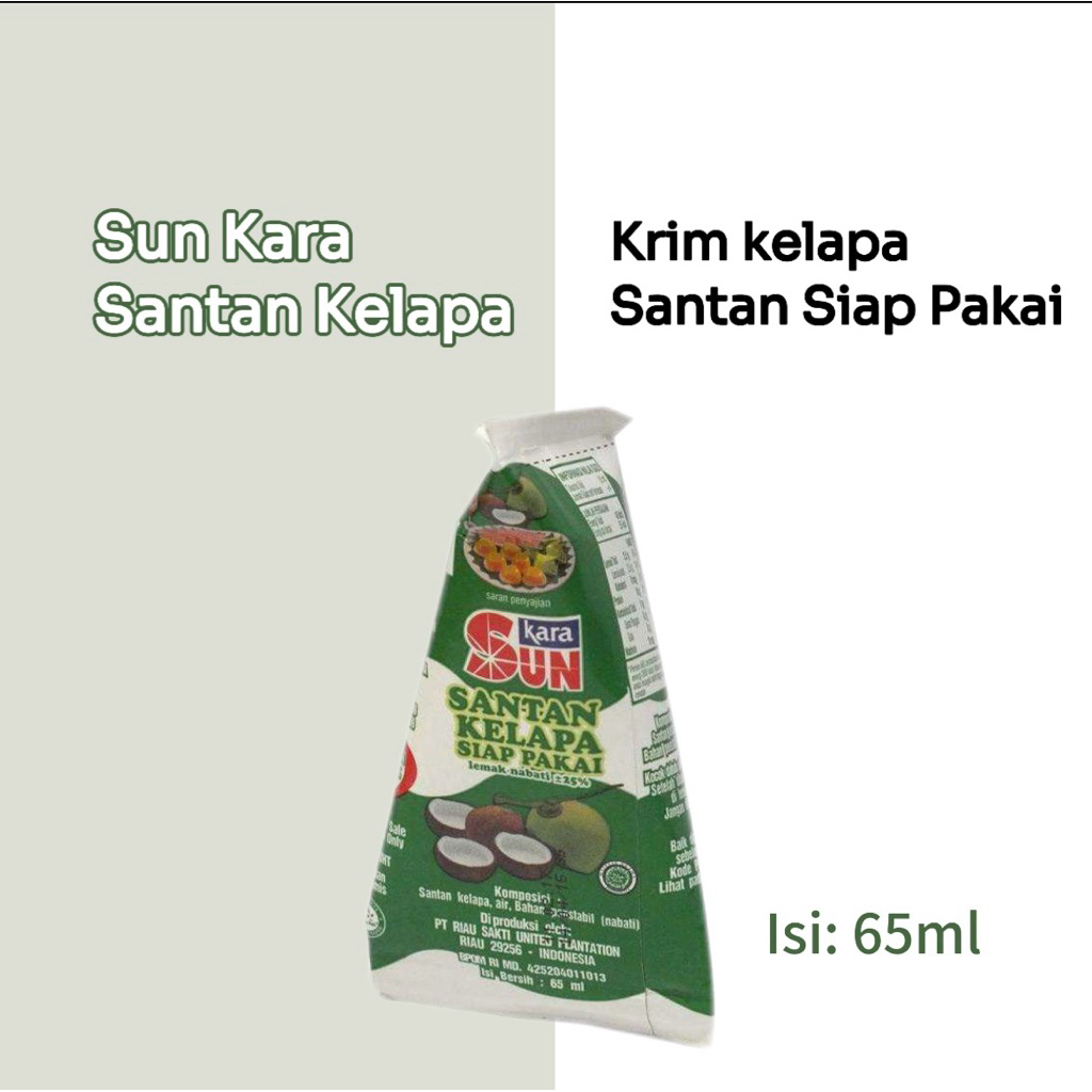 

[PROMO] Sun Kara Santan Kelapa Siap Pakai Kemasan 65ml
