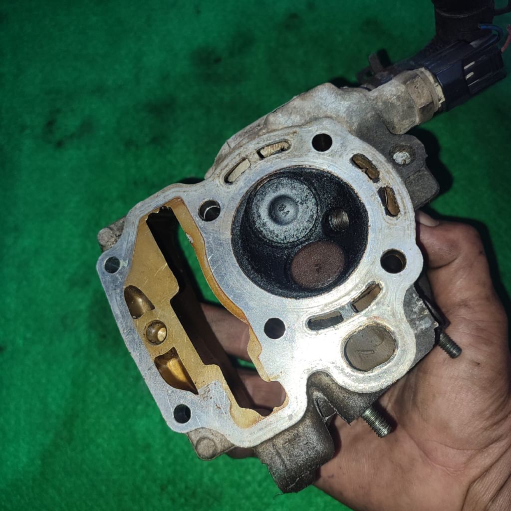 jual blok hed blok busi original honda vario 110 karbu vario tekno 110 karbu