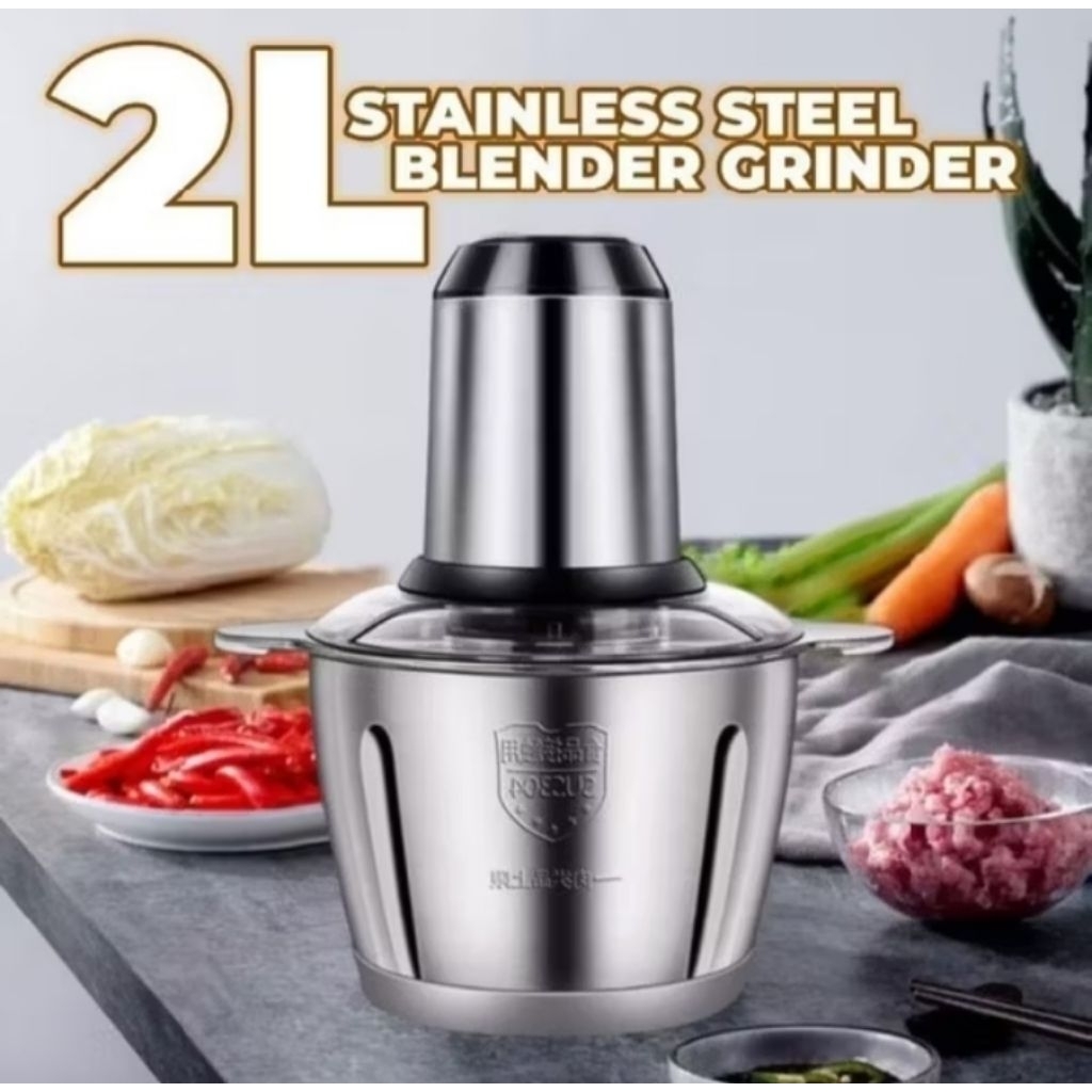 Blender Daging Stainless 2liter Serbaguna