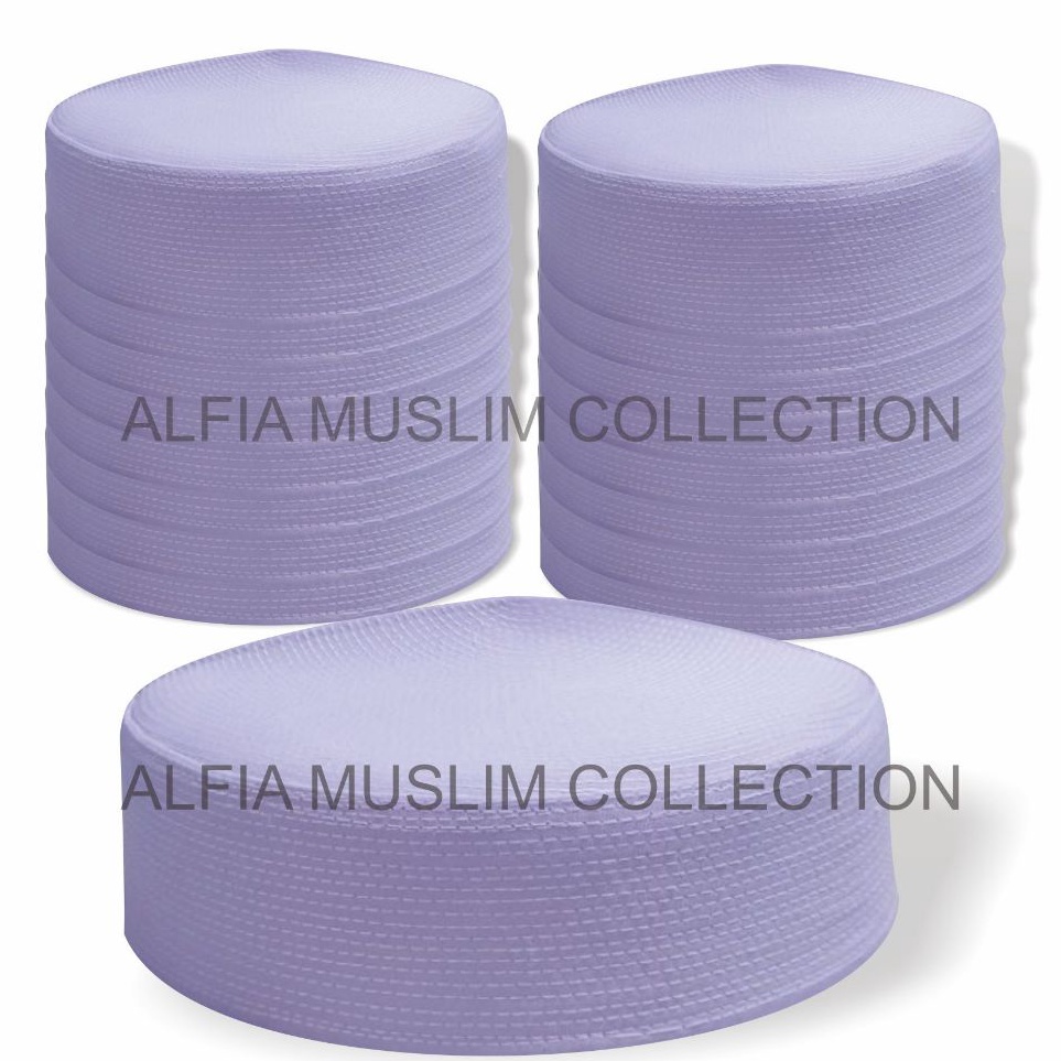 Peci Batok Pendek 7 cm Peci Kalbut Peci Putih Peci Haji