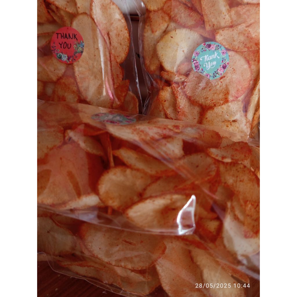 

Kerpiksingkong enak murah. harga promo dapat 4 bungkus rasa balado pedass garinggg