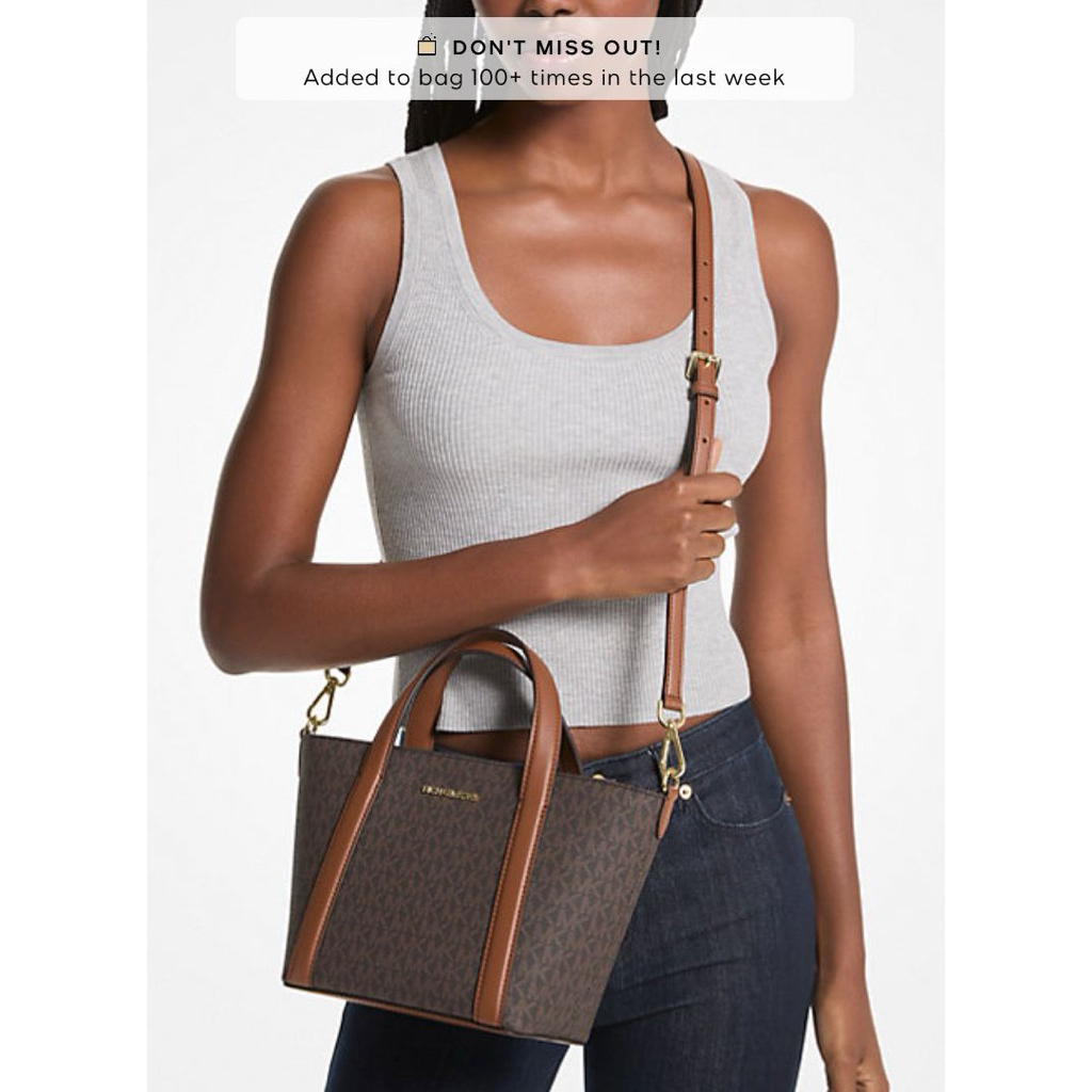 MK kors 100% authentic pratt tote crossbody small