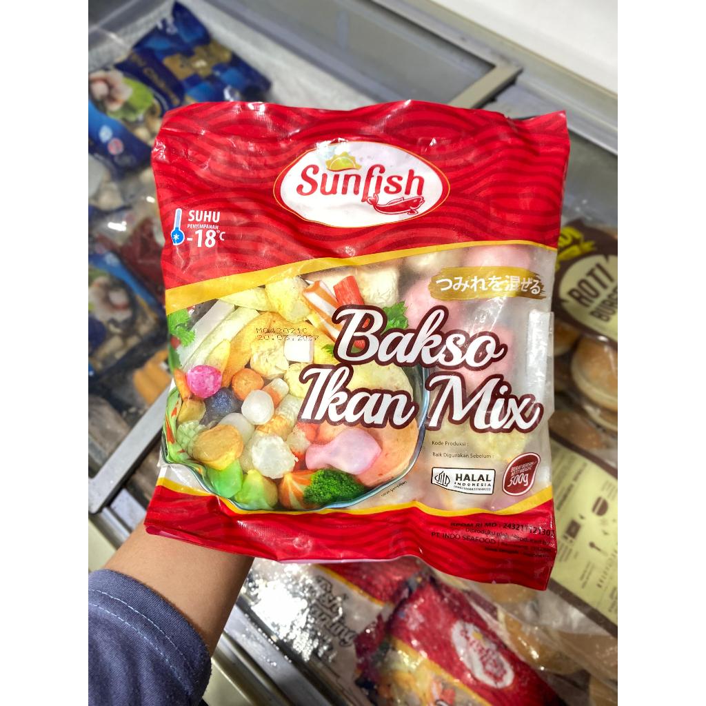 

BAKSO IKAN MIX 500gram / SUNFISH BAKSO CAMPUR / AYU PUTRI FROZEN FOOD