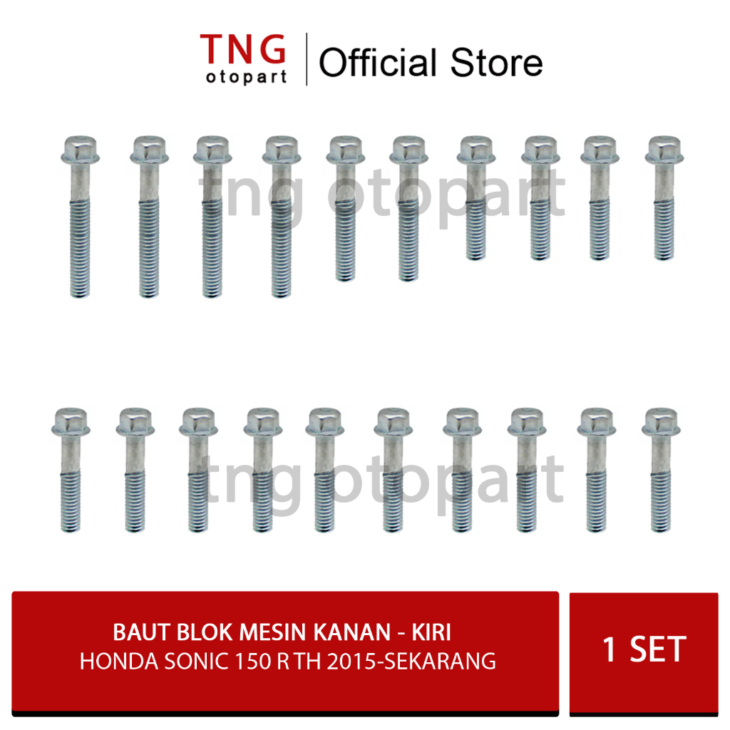 Baut Blok Mesin Honda Sonic 150 R   / Baut Blok Mesin Kanan Kiri Honda Sonic 150 R